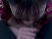 チャイナドレス姿で濃厚フェラ♡cosplay costume blowjob 10/16