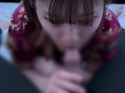 チャイナドレス姿で濃厚フェラ♡cosplay costume blowjob 2/16