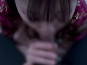 チャイナドレス姿で濃厚フェラ♡cosplay costume blowjob 8/16