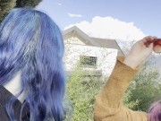 Masturbation pas incognito dans le Uber - Il a vu ma Chatte Poilue de Française et mes Tatouages 15/16