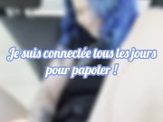 Masturbation pas incognito dans le Uber - Il a vu ma Chatte Poilue de Française et mes Tatouages 16/16