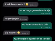 La novia de mi MEJOR AMIGO me invita a follar por WhatsApp (Final Inesperado) 1/16