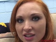 Pale Redheaded Kristina Takes Her First BBC 2/16
