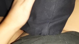 After a walk, a stranger licked my pussy - IkaSmokS