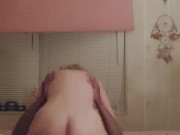 60 yo Gilf With Huge Fake Boobs Cowgirl rides DrBlackjohnsonxxx Cock 13/16