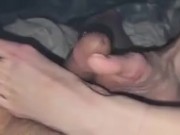Slutwife gives amazing footjob 7/16