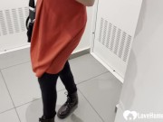 Horny slutty blonde girl fucked in the toilet 3/16