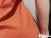 Horny slutty blonde girl fucked in the toilet 4/16