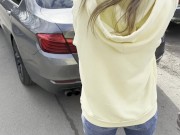 Знакомство с красоткой пошло не по плану. Секс на улице (с субтитрами) 4/16