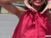 Little Thinyone watching porn and gives work for fingers and mouth 1/16