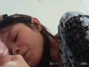 Little Thinyone watching porn and gives work for fingers and mouth 16/16