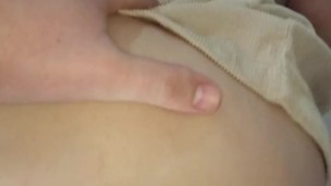 My Stepbrother getting Pleased by My Big Bouncing Tits and Tight Wet Pussy after College 18+