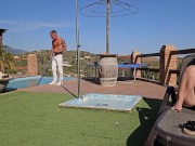 POOL GUY CAUGHT ME PLAYING WITH MY WET PUSSY I GAVE THE POOL GUY A HANDJOB 1/16