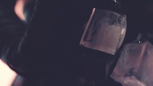 Pussy Play and Big Ass Tease. Hot MILF in PVC shiny clothes and Stockings