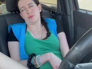 Cute brunette masturbates on lunch break 10/16