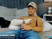 Alessandro King on Flirt4Free - Bearded Stud Gets Handsy With His Thick Cock 1/16