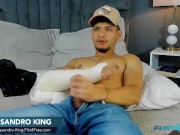 Alessandro King on Flirt4Free - Bearded Stud Gets Handsy With His Thick Cock 2/16