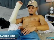 Alessandro King on Flirt4Free - Bearded Stud Gets Handsy With His Thick Cock 9/16