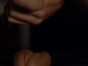 Fast and Intense POV fuck Male Toy with Loud Moans until Cum Instde 1/16