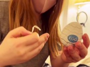 【個撮】初TENGA EGGで潮吹きと痙攣が止まらないむちむち看護師。マッサージガンと組み合わせると…  素人/ハメ撮り/看護師/日本人/カップル/中出し/流出/HENTAI 1/16