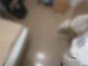 【個人撮影】お家でいきなり喉奥フェラの調教をする素人カップル♡愛のあるねっとり濃厚なセルフイラマチオでご奉仕する可愛いまりあ♡／Japanese amateur hentai ／日本人／パイパン／色白 1/16