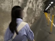 【個人撮影】お家でいきなり喉奥フェラの調教をする素人カップル♡愛のあるねっとり濃厚なセルフイラマチオでご奉仕する可愛いまりあ♡／Japanese amateur hentai ／日本人／パイパン／色白 16/16