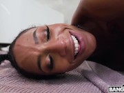 BANGBROS - Sarai Minx Can Barely Fit Her Stepdad's Dick In Her Tight Pussy But She Loves To Ride It 12/16