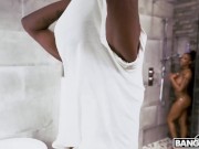 BANGBROS - Sarai Minx Can Barely Fit Her Stepdad's Dick In Her Tight Pussy But She Loves To Ride It 3/16