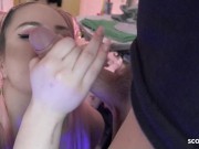 GERMAN SCOUT - Pink Hair Curvy Teen Maria Gail with Saggy Tits at Rough Anal Sex Casting 9/16