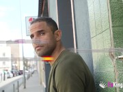 Another astounding BLIND DATE! Busty redhead Vs an amateur dude 1/16