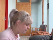 Office slut sucks bosses cock 13/16