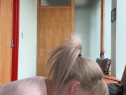 Office slut sucks bosses cock 4/16