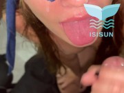 I suck him and he comes on my face 9/16