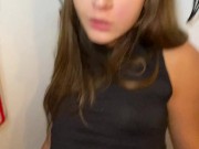 I walk up on my stepsister naked while she was In the bathroom 8/16