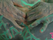 ASS FUCK loving heavily tattooed hippie ANAL STRETCHING, gape, prolapse and gets fucked by a big dick 11/16