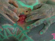 ASS FUCK loving heavily tattooed hippie ANAL STRETCHING, gape, prolapse and gets fucked by a big dick 3/16