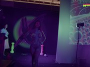 Neon party with the girls! 2/16