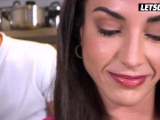 Cleaning Lady Medusa Can't Keep Her Eyes Off Of Tommy's Dick - LETSDOEIT 1/16