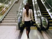 【日本人男性】電車内でわざと女性のパンツをチラ見せしたマゾヒストの男性が公衆トイレに連れて行かれる… - Screenshot 2 of 16 - トイレ