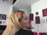 Busty blonde loves taking a stiff cock up her ass 14/16