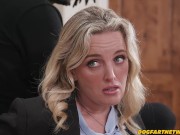 Big COCKED Paroless Spitroasted Blonde Parole Officer - Charlie Forde - Dogfart 5/16