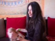 Vediamo come te la cavi col cazzo - Sborrata su visino angelico 💦🥰 2/16