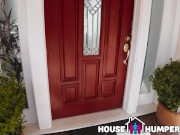 HouseHumpers Hot and Horny Homeowner Gets Fucked Hard by Two Guys 1/16