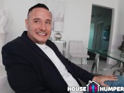 HouseHumpers Hot and Horny Homeowner Gets Fucked Hard by Two Guys 4/16