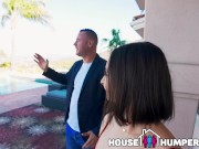 HouseHumpers Hot and Horny Homeowner Gets Fucked Hard by Two Guys 5/16