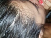 Wife gags and spits all over my cock 16/16