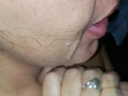 Wife sucks me hard 6/16