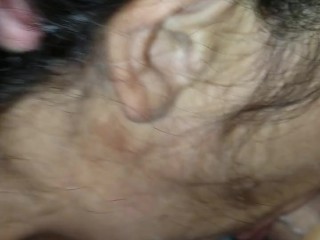 Wife chokes on cock