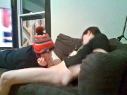 Green Socked Loser Cums under Heather Kane pressure! 8/16