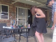 Fucking my stepmom in the backyard 16/16